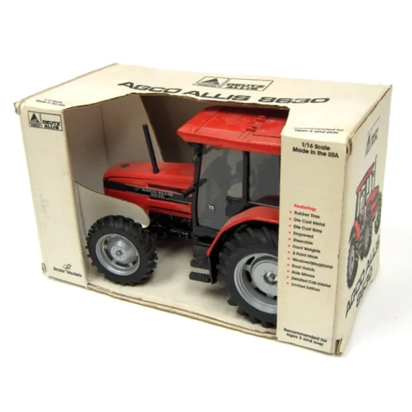 Manufacturer_Scale Models Tractors<1/16 AGCO Allis 8630 with FWA, 1992 Collector's Edition