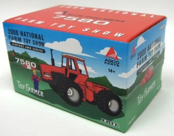 Manufacturer_ERTL Tractors<1/64 Allis Chalmers 7580, 2008 National Farm Toy Show