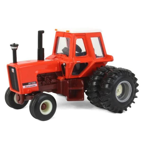 Manufacturer_ERTL Tractors<1/64 Allis Chalmers 7080 Maroon Belly Tractor with Rear Duals