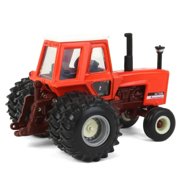 Manufacturer_ERTL Tractors<1/64 Allis Chalmers 7080 Maroon Belly Tractor with Rear Duals