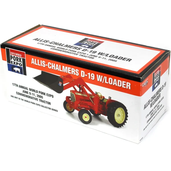 Manufacturer_ERTL Tractors<1/16 Allis Chalmers D-19 with Loader, 2005 World Pork Expo, 2nd in Series