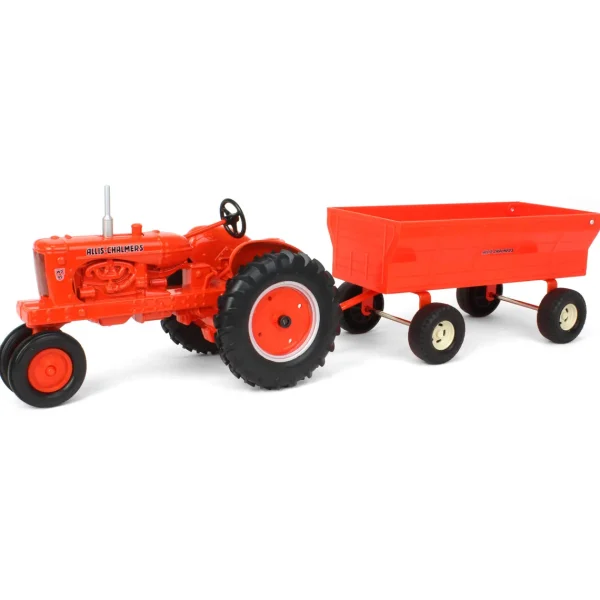 Manufacturer_ERTL Tractors | Implements<1/16 Allis Chalmers WD-45 with Flare Box Wagon