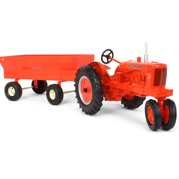 Manufacturer_ERTL Tractors | Implements<1/16 Allis Chalmers WD-45 with Flare Box Wagon
