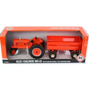 Manufacturer_ERTL Tractors | Implements<1/16 Allis Chalmers WD-45 with Flare Box Wagon