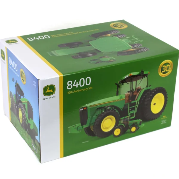 Manufacturer_ERTL Tractors<1/16 & 1/64 John Deere 8400 Tractors Set, 30th Anniversary