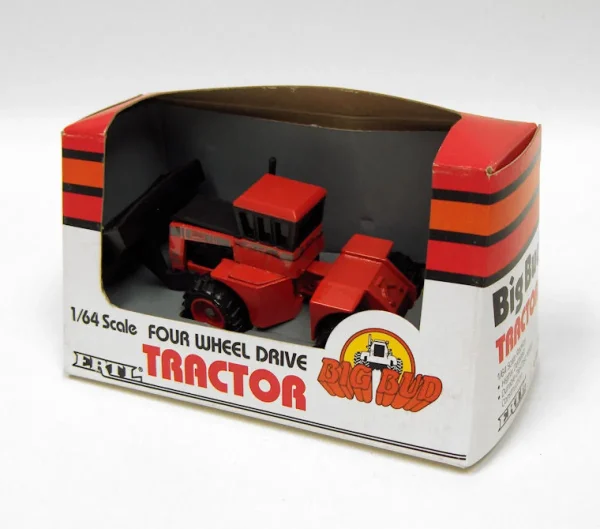 Manufacturer_ERTL Tractors<1/64 Big Bud 524/84 4WD Tractor by ERTL, Orange with Black Hood & Bucket