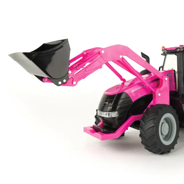 Manufacturer_ERTL Tractors<1/16 Big Farm PINK Case IH Magnum Tractor with Loader and Lights & Sounds