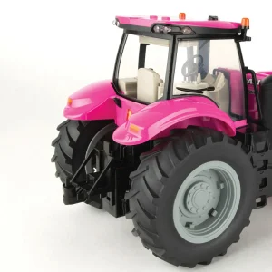 Manufacturer_ERTL Tractors<1/16 Big Farm PINK Case IH Magnum Tractor with Loader and Lights & Sounds