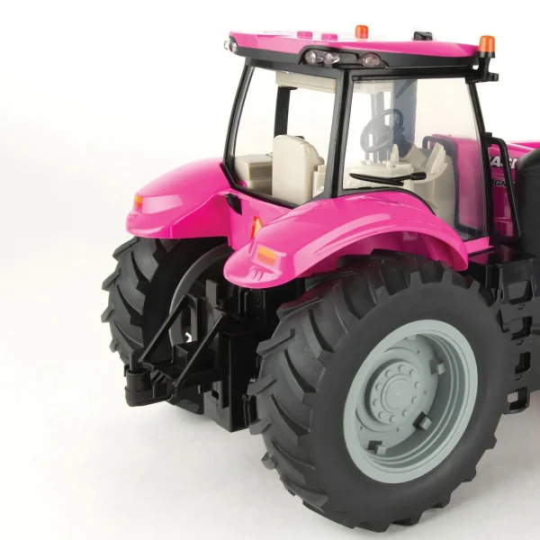 Manufacturer_ERTL Tractors<1/16 Big Farm PINK Case IH Magnum Tractor with Loader and Lights & Sounds