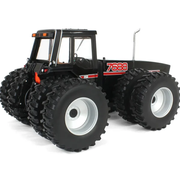 Manufacturer_ERTL Tractors<Black Chase Unit ~ 1/16 International 7688 Super 70 Series 2+2, 3rd in Outback Toys Exclusive Series