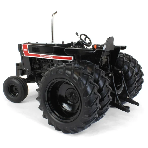 Manufacturer_ERTL Tractors<Black Chase Unit ~ 1/16 International Harvester 1066 Black Stripe with Rear Duals, ERTL Prestige Collection