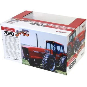 Manufacturer_ERTL Tractors<Black Chase Unit ~ 1/16 International 7688 Super 70 Series 2+2, 3rd in Outback Toys Exclusive Series