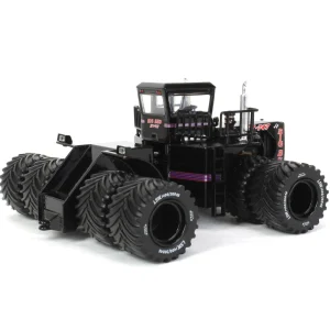 Manufacturer_First Gear, Inc. Tractors<Black Edition ~ 1/64 High Detail Big Bud 16V-747 Silver Series Detroit 1100 HP with Titan Goodyear LSW Tires