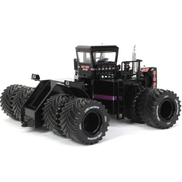 Manufacturer_First Gear, Inc. Tractors<Black Edition ~ 1/64 High Detail Big Bud 16V-747 Silver Series Detroit 1100 HP with Titan Goodyear LSW Tires
