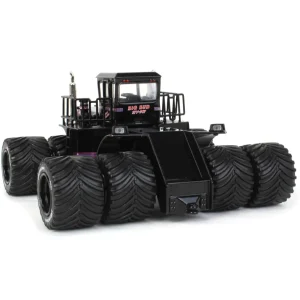 Manufacturer_First Gear, Inc. Tractors<Black Edition ~ 1/64 High Detail Big Bud 16V-747 Silver Series Detroit 1100 HP with Titan Goodyear LSW Tires