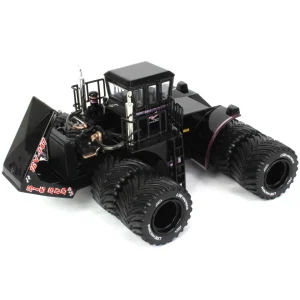 Manufacturer_First Gear, Inc. Tractors<Black Edition ~ 1/64 High Detail Big Bud 16V-747 Silver Series Detroit 1100 HP with Titan Goodyear LSW Tires