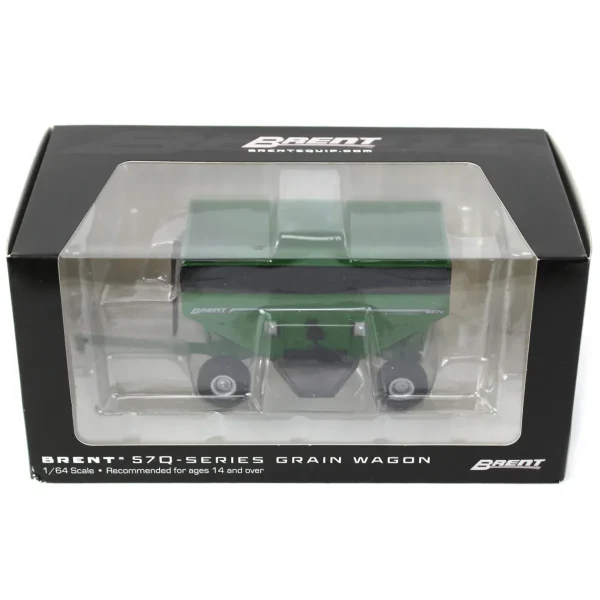 Manufacturer_SpecCast Implements<1/64 Brent 657Q Gravity Wagon, Green