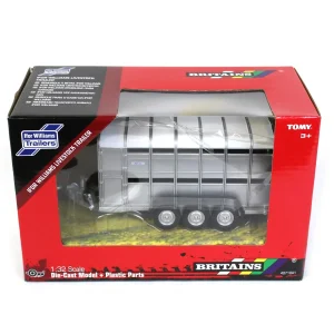 Manufacturer_ERTL Implements<1/32 Britains Ifor Williams Livestock Trailer