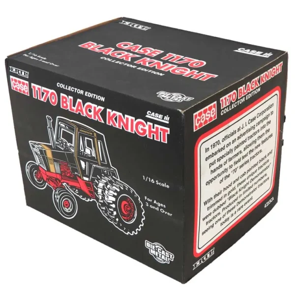 Manufacturer_ERTL Tractors<1/16 Case 1170 Black Knight with Duals, Collectors Edition