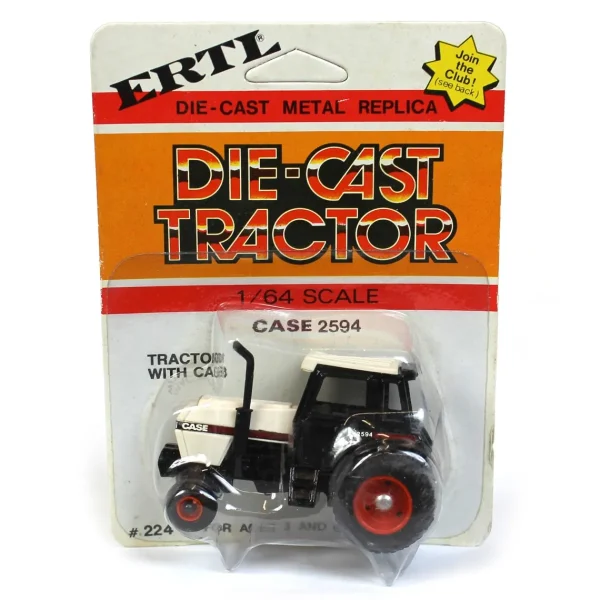 Manufacturer_ERTL Tractors<1/64 Case 2594 White & Black Tractor by ERTL