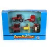 Manufacturer_ERTL Tractors<1/64 Case IH 7210 Magnum, 8465 Baler and Bale, Wing Disk, Sprayer and Planter