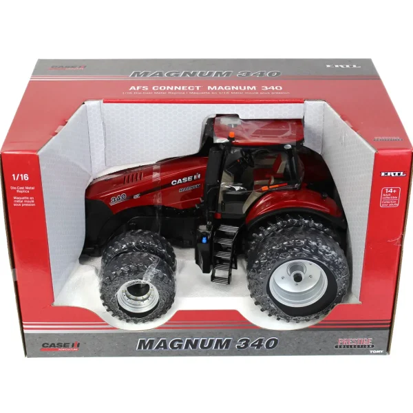Manufacturer_ERTL Tractors<1/16 Case IH AFS Connect Magnum 340 w/ Front & Rear Duals, ERTL Prestige Collection
