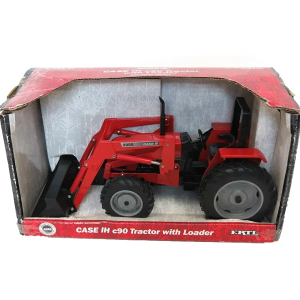 Manufacturer_ERTL Tractors<1/16 Case IH C90 Farm Toy W/ Loader by ERTL