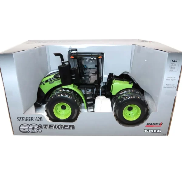 Manufacturer_ERTL Tractors<1/16 Case IH Green Steiger 620 4WD with Duals, 60th Anniversary Collector Edition