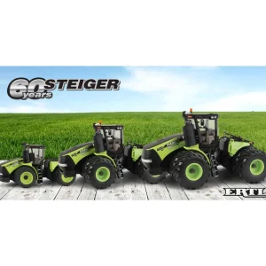 Manufacturer_ERTL Tractors<1/16 Case IH Green Steiger 620 4WD with Duals, 60th Anniversary Collector Edition