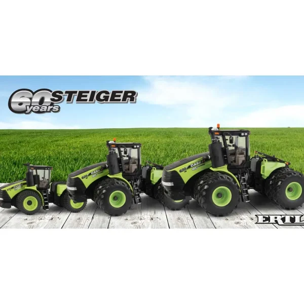 Manufacturer_ERTL Tractors<1/16 Case IH Green Steiger 620 4WD with Duals, 60th Anniversary Collector Edition