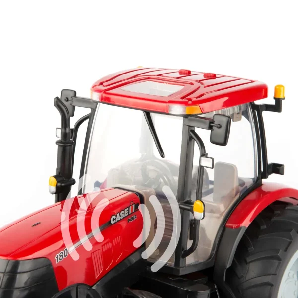 Manufacturer_ERTL Tractors | Implements<1/16 Case IH Puma 180 Tractor & Red J&M 875 Grain Cart Set, ERTL Big Farm