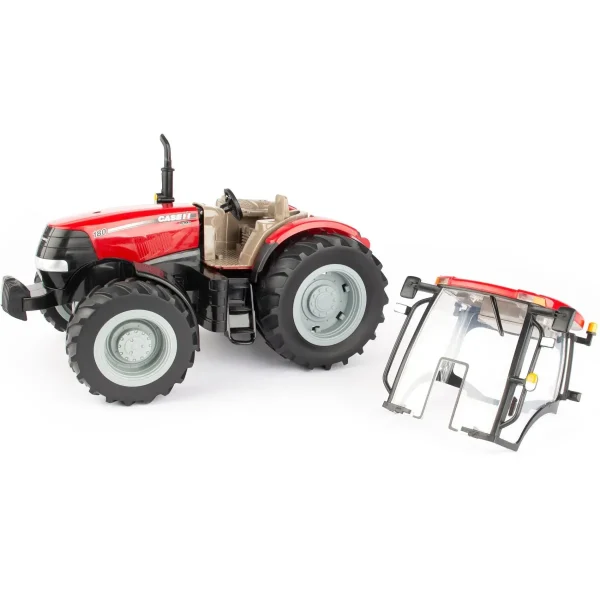 Manufacturer_ERTL Tractors | Implements<1/16 Case IH Puma 180 Tractor & Red J&M 875 Grain Cart Set, ERTL Big Farm
