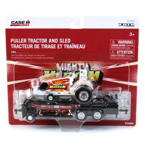 Manufacturer_ERTL Pulling Tractors<1/64 Case IH "Mighty Magnum" Magnum Pulling Tractor with Pulling Sled
