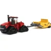 Manufacturer_ERTL Tractors | Implements<1/64 Case IH Steiger 595 Quadtrac with Ashland 2811E Scraper by ERTL