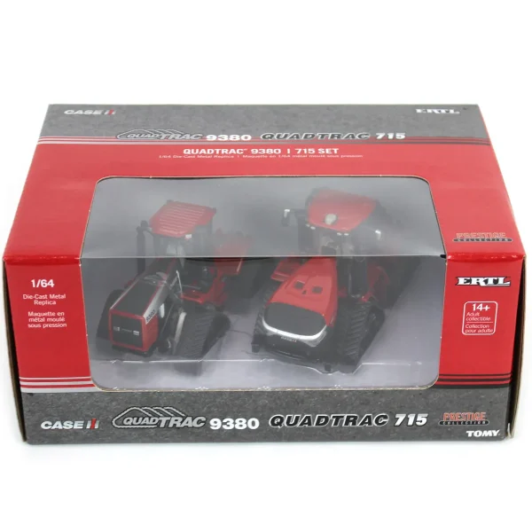 Manufacturer_ERTL Tractors<1/64 Case IH Steiger 715 Quadtrac & Steiger 9380 Set, ERTL Prestige