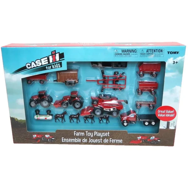 Manufacturer_ERTL Tractors<1/64 Case IH Tractor and Vehicle 20 Piece Value Set