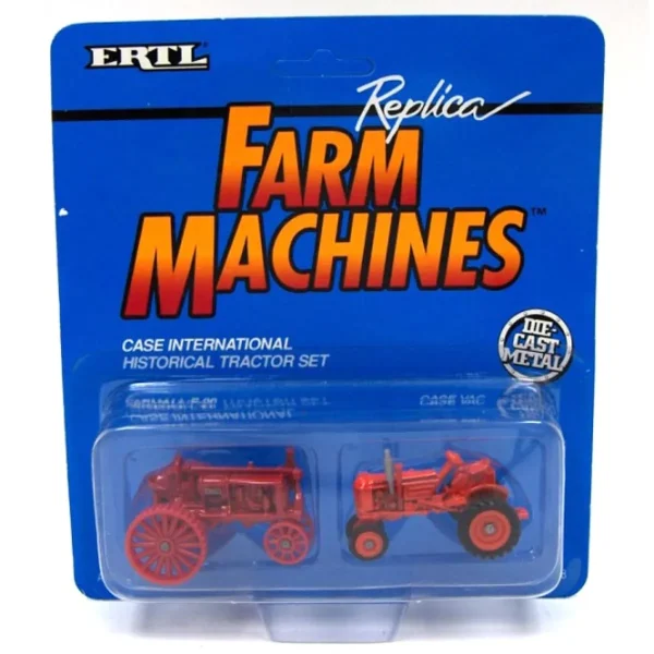 Manufacturer_ERTL Tractors<1/64 Case International Historical Tractor Set with Farmall F-20 & Case VAC