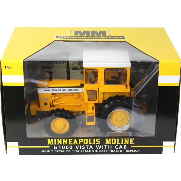Manufacturer_SpecCast Tractors<Chase Unit ~ 1/16 High Detail Minneapolis Moline G1000 Vista FWA with Cab