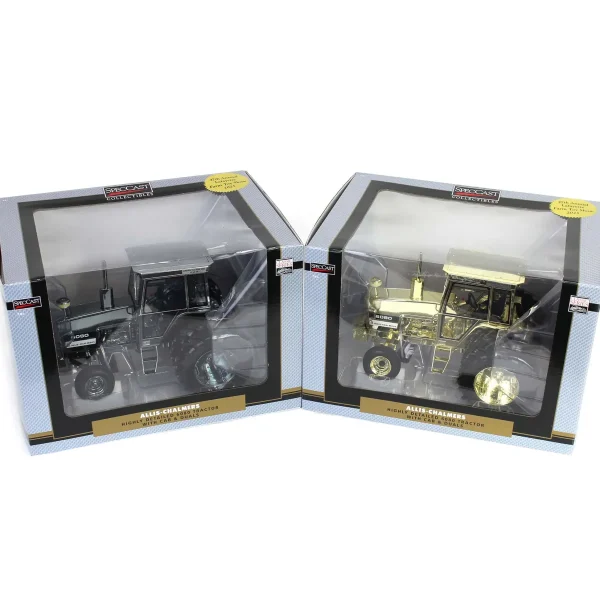 Manufacturer_SpecCast Tractors<Chrome Set of 2 ~ 1/16 Allis Chalmers 6080 Tractor, 2025 Lafayette Farm Toy Show