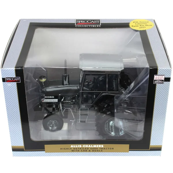 Manufacturer_SpecCast Tractors<Chrome Set of 2 ~ 1/16 Allis Chalmers 6080 Tractor, 2025 Lafayette Farm Toy Show