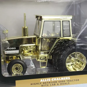 Manufacturer_SpecCast Tractors<Chrome Set of 2 ~ 1/16 Allis Chalmers 6080 Tractor, 2025 Lafayette Farm Toy Show