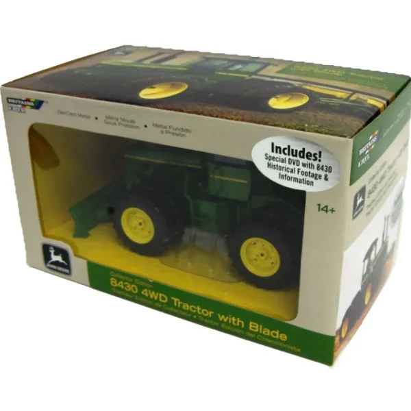 Manufacturer_ERTL Tractors<1/32 Collector Edition John Deere 8430 4WD Articulating with Duals/DVD & 12'' Blade
