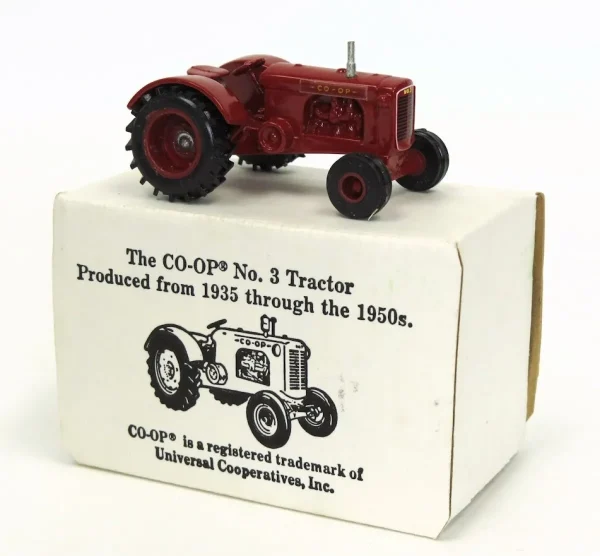 Manufacturer_SpecCast Tractors<1/64 CO-OP No. 3 Die-cast Tractor by SpecCast