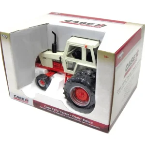 Manufacturer_ERTL Tractors<1/16 Dealer Edition Case 1370 Agri King Tractor with Duals, Cab and Cab Glass