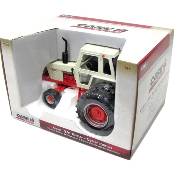 Manufacturer_ERTL Tractors<1/16 Dealer Edition Case 1370 Agri King Tractor with Duals, Cab and Cab Glass