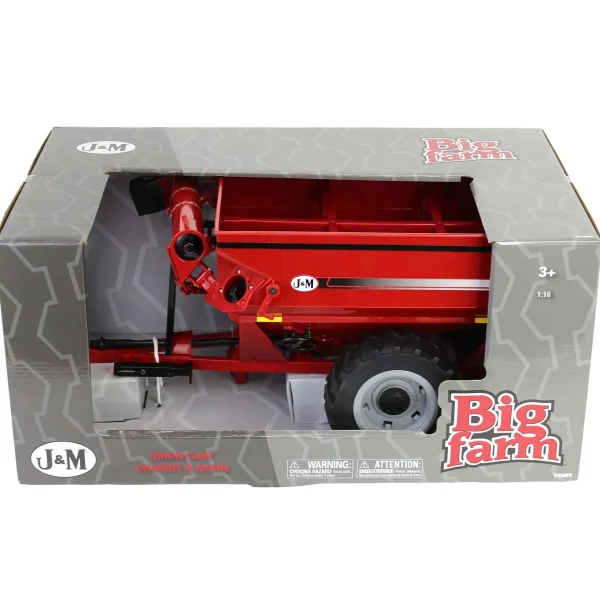 Manufacturer_ERTL Implements<1/16 ERTL Big Farm Red J&M 875 Grain Cart, Outback Toys Exclusive