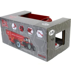 Manufacturer_ERTL Implements<1/16 ERTL Big Farm Red J&M 875 Grain Cart, Outback Toys Exclusive