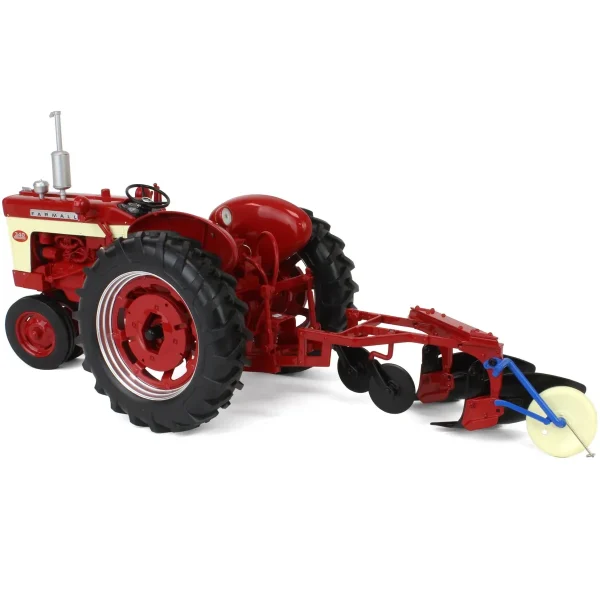 Manufacturer_SpecCast Tractors<1/16 Farmall 340 Gas Narrow Front with 2 Bottom Plow