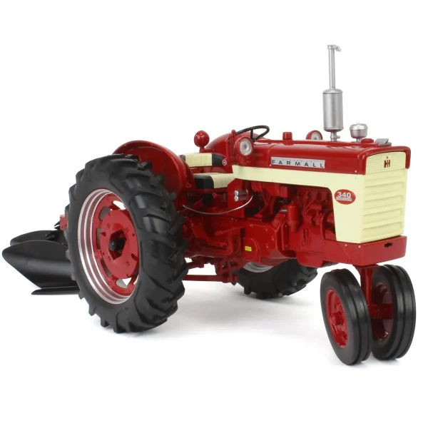 Manufacturer_SpecCast Tractors<1/16 Farmall 340 Gas Narrow Front with 2 Bottom Plow