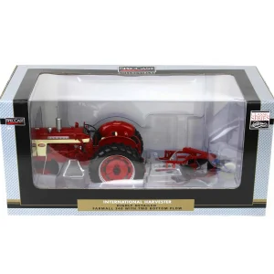 Manufacturer_SpecCast Tractors<1/16 Farmall 340 Gas Narrow Front with 2 Bottom Plow